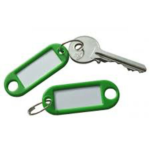 Picture of KEY TAGS 10MM GREEN